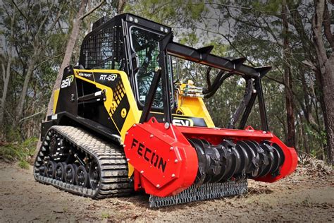 skid steer attachments forestry|clearing land with skid steer.